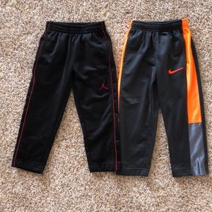 Nike and Jordan sweat pants
